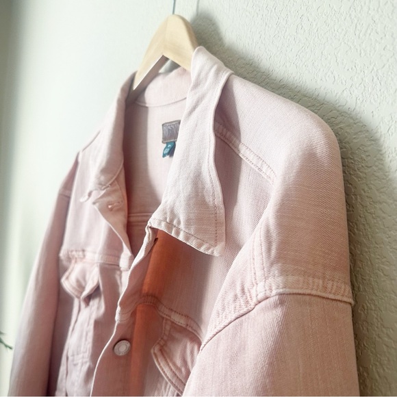 Ralph Lauren Light Pink Denim Cropped Jacket 2X - Picture 2 of 6